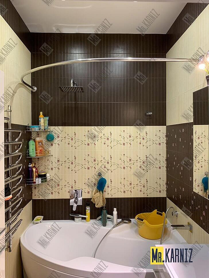 Карниз для ванны Cersanit Ariza 160х90 Усиленный 25 мм MrKARNIZ фото 14