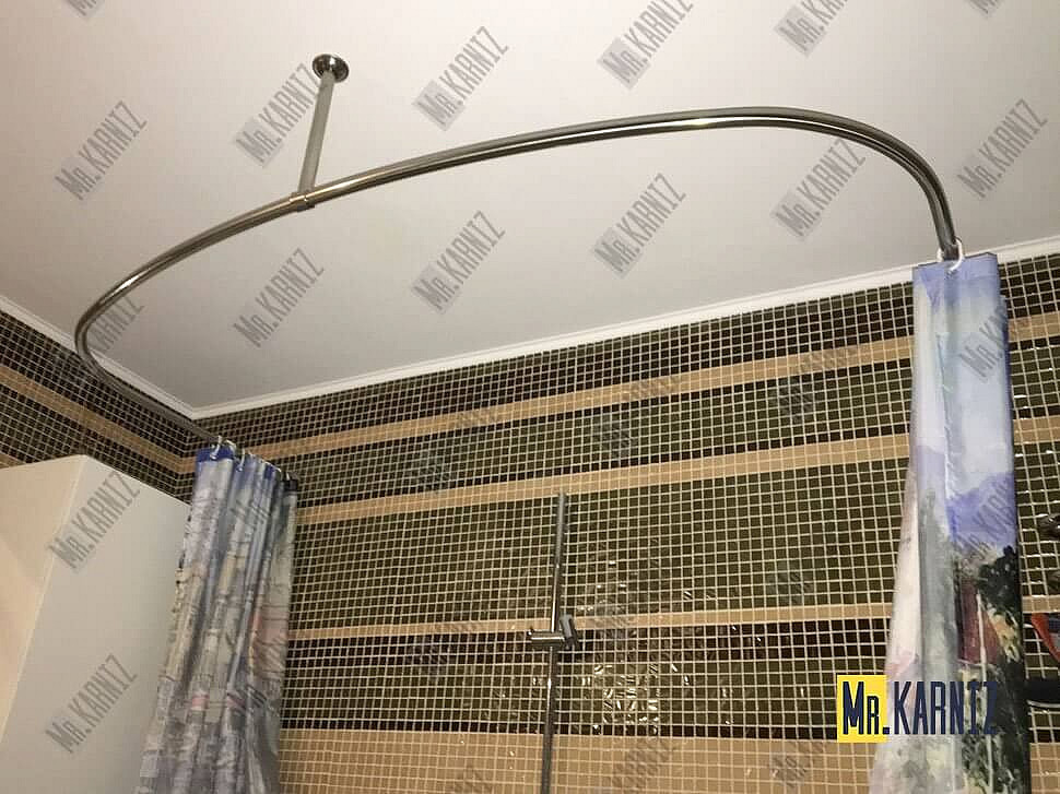 Карниз для ванны Ravak Evolution П-образный 180х102 Усиленный 25 мм MrKARNIZ фото 3