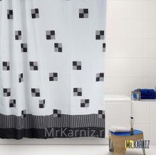 Штора для ванной Cafe noir черная