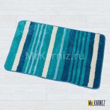 Коврик для ванной Найс 10 голубой